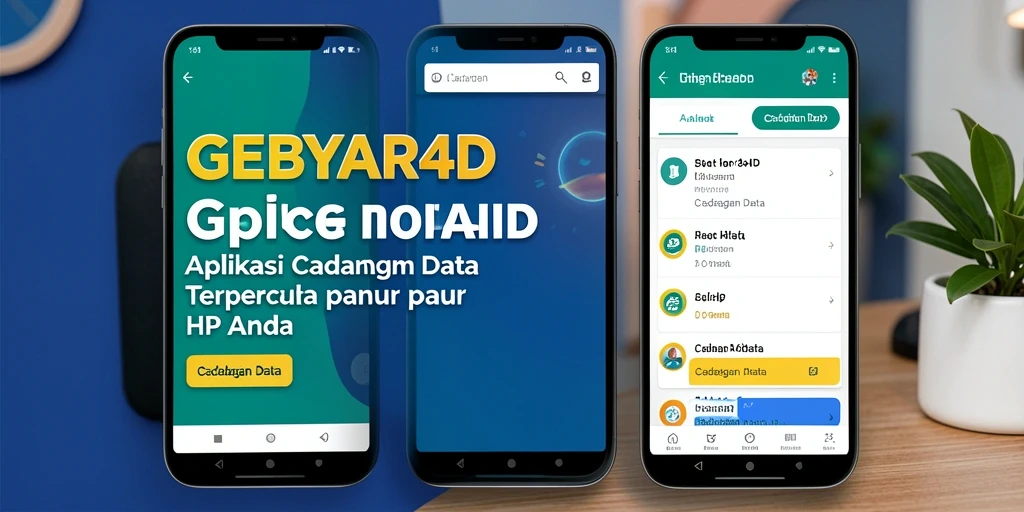 Tampilan antarmuka GEBYAR4D yang ramah pengguna.