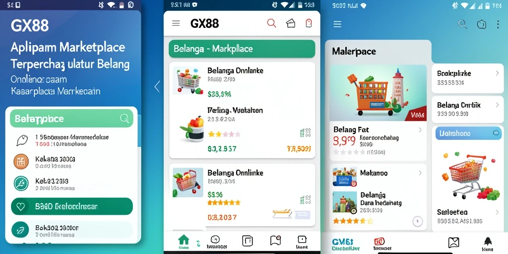 Tampilan antarmuka aplikasi GX88 yang menarik dan fungsional.