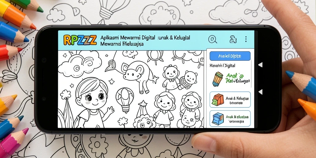 Tampilan antarmuka RPZZZ yang menyenangkan dan interaktif.