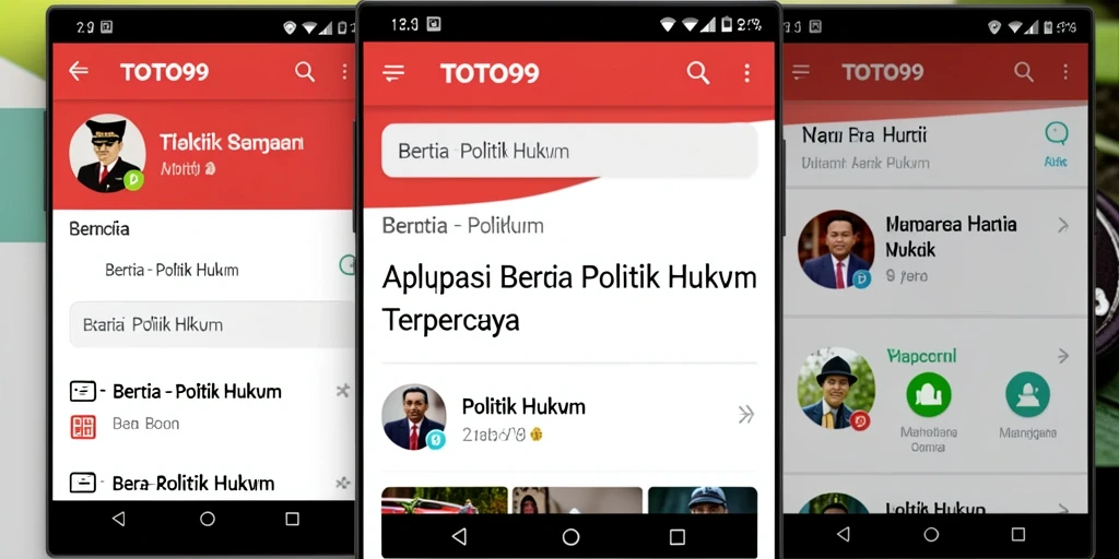 Antarmuka aplikasi TOTO99 yang modern dan informatif.